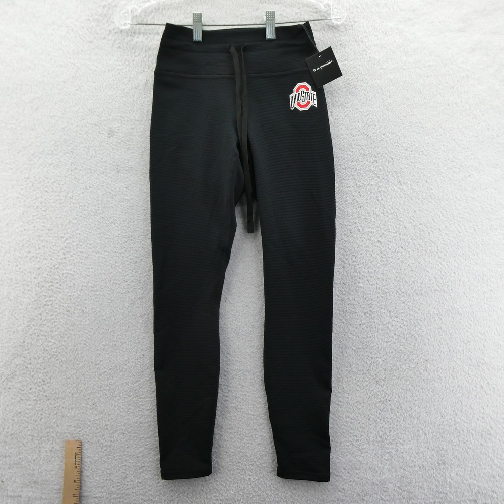 Certo Leggings Womens Extra Small Ohio State Buckeyes Black Ribbed Synergy Pants